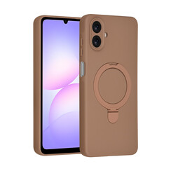 TUNIQ Galaxy A07 Back cover case - Magsafe With Ring Stand - Hanger - Desert Brown