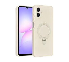 TUNIQ TUNIQ Galaxy A07 Back cover coque - Magsafe With Ring Stand - Hanger - Antique White TUNIQ TUNIQ Galaxy A07 Back cover coque - Magsafe With Ring Stand - Hanger - Antique White