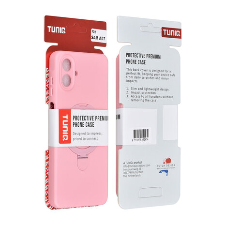 TUNIQ TUNIQ Galaxy A07 Back cover coque - Magsafe With Ring Stand - Hanger - Sakura Pink