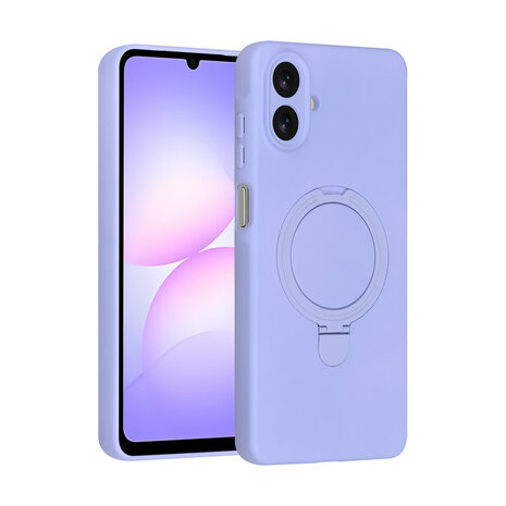 TUNIQ TUNIQ Galaxy A07 Back-Cover hul - Magsafe With Ring Stand - Hanger - Lila TUNIQ TUNIQ Galaxy A07 Back-Cover hul - Magsafe With Ring Stand - Hanger - Lila