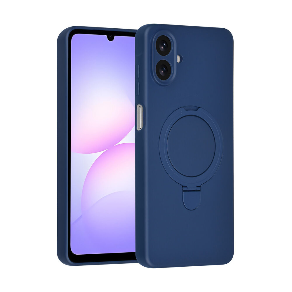 TUNIQ TUNIQ Galaxy A07 Backcover hoesje - Magsafe With Ring Stand - Hanger - Navy Blue TUNIQ TUNIQ Galaxy A07 Backcover hoesje - Magsafe With Ring Stand - Hanger - Navy Blue