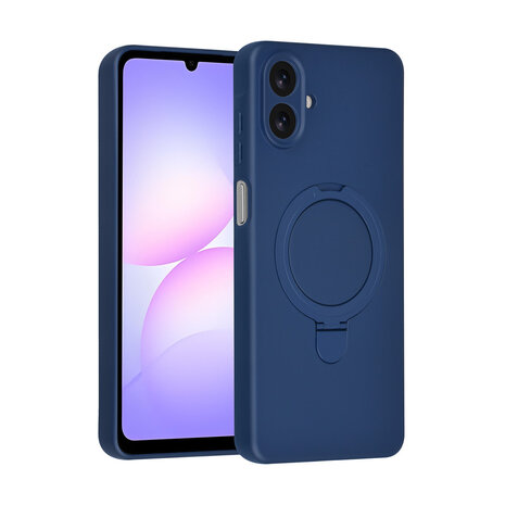 TUNIQ TUNIQ Galaxy A07 Back cover case - Magsafe With Ring Stand - Hanger - Navy Blue TUNIQ TUNIQ Galaxy A07 Back cover case - Magsafe With Ring Stand - Hanger - Navy Blue