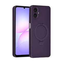 TUNIQ Galaxy A07 Back cover case - Magsafe With Ring Stand - Hanger - Grape Purple