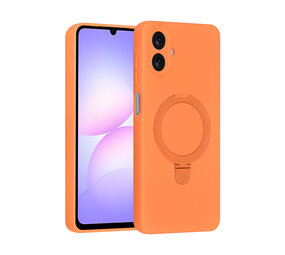 TUNIQ TUNIQ Galaxy A07 Back cover coque - Magsafe With Ring Stand - Hanger - Tangerine Orange TUNIQ TUNIQ Galaxy A07 Back cover coque - Magsafe With Ring Stand - Hanger - Tangerine Orange