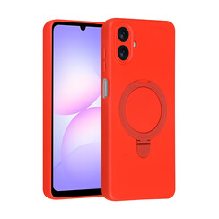 TUNIQ Galaxy A07 Backcover hoesje - Magsafe With Ring Stand - Hanger - Classic Red