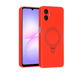 TUNIQ TUNIQ Galaxy A07 Back cover coque - Magsafe With Ring Stand - Hanger - Classic Red TUNIQ TUNIQ Galaxy A07 Back cover coque - Magsafe With Ring Stand - Hanger - Classic Red