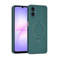 TUNIQ Galaxy A07 Backcover hoesje - Magsafe With Ring Stand - Hanger - DonkerGroen