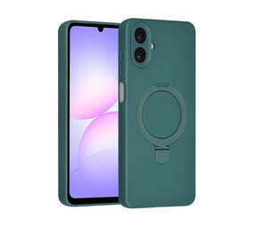 TUNIQ TUNIQ Galaxy A07 Back cover coque - Magsafe With Ring Stand - Hanger - Vert foncé TUNIQ TUNIQ Galaxy A07 Back cover coque - Magsafe With Ring Stand - Hanger - Vert foncé
