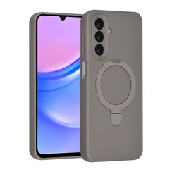 TUNIQ Galaxy A17 Back cover case - Magsafe With Ring Stand - Hanger - Titanium Grey