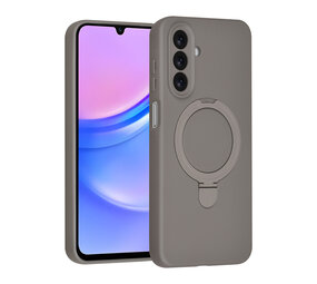 TUNIQ TUNIQ Galaxy A17 Back cover coque - Magsafe With Ring Stand - Hanger - Titanium Grey TUNIQ TUNIQ Galaxy A17 Back cover coque - Magsafe With Ring Stand - Hanger - Titanium Grey