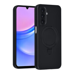 TUNIQ Galaxy A17 Backcover hoesje - Magsafe With Ring Stand - Hanger - Zwart