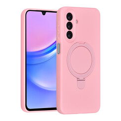 TUNIQ Galaxy A17 Backcover hoesje - Magsafe With Ring Stand - Hanger - Sakura Pink