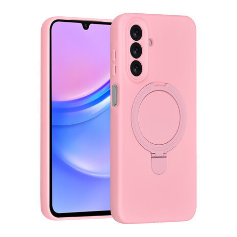 TUNIQ TUNIQ Galaxy A17 Back-Cover hul - Magsafe With Ring Stand - Hanger - Sakura Pink TUNIQ TUNIQ Galaxy A17 Back-Cover hul - Magsafe With Ring Stand - Hanger - Sakura Pink