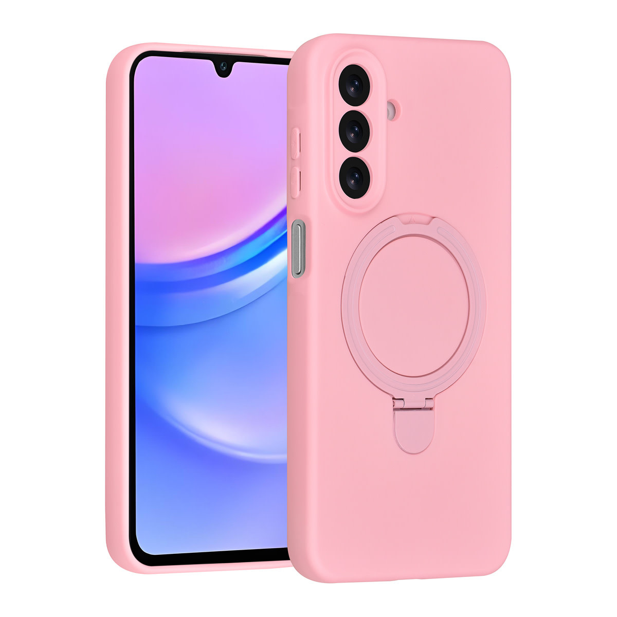 TUNIQ TUNIQ Galaxy A17 Backcover hoesje - Magsafe With Ring Stand - Hanger - Sakura Pink
