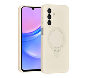 TUNIQ TUNIQ Galaxy A17 Back cover coque - Magsafe With Ring Stand - Hanger - Antique White TUNIQ TUNIQ Galaxy A17 Back cover coque - Magsafe With Ring Stand - Hanger - Antique White