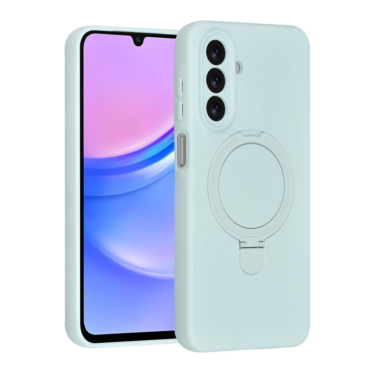 TUNIQ TUNIQ Galaxy A17 Backcover hoesje - Magsafe With Ring Stand - Hanger - Mint Green