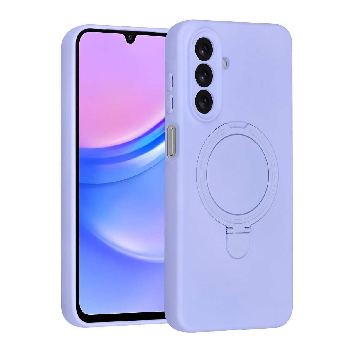 TUNIQ TUNIQ Galaxy A17 Backcover hoesje - Magsafe With Ring Stand - Hanger - Lila