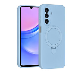 TUNIQ TUNIQ Galaxy A17 Back cover coque - Magsafe With Ring Stand - Hanger - Baby Blue TUNIQ TUNIQ Galaxy A17 Back cover coque - Magsafe With Ring Stand - Hanger - Baby Blue