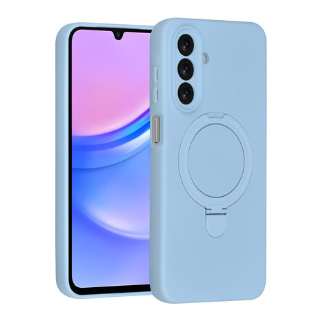 TUNIQ TUNIQ Galaxy A17 Back cover coque - Magsafe With Ring Stand - Hanger - Baby Blue TUNIQ TUNIQ Galaxy A17 Back cover coque - Magsafe With Ring Stand - Hanger - Baby Blue