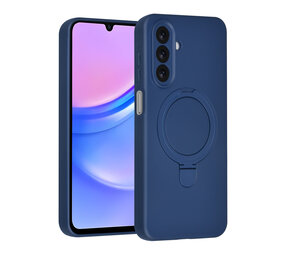 TUNIQ TUNIQ Galaxy A17 Backcover hoesje - Magsafe With Ring Stand - Hanger - Navy Blue TUNIQ TUNIQ Galaxy A17 Backcover hoesje - Magsafe With Ring Stand - Hanger - Navy Blue