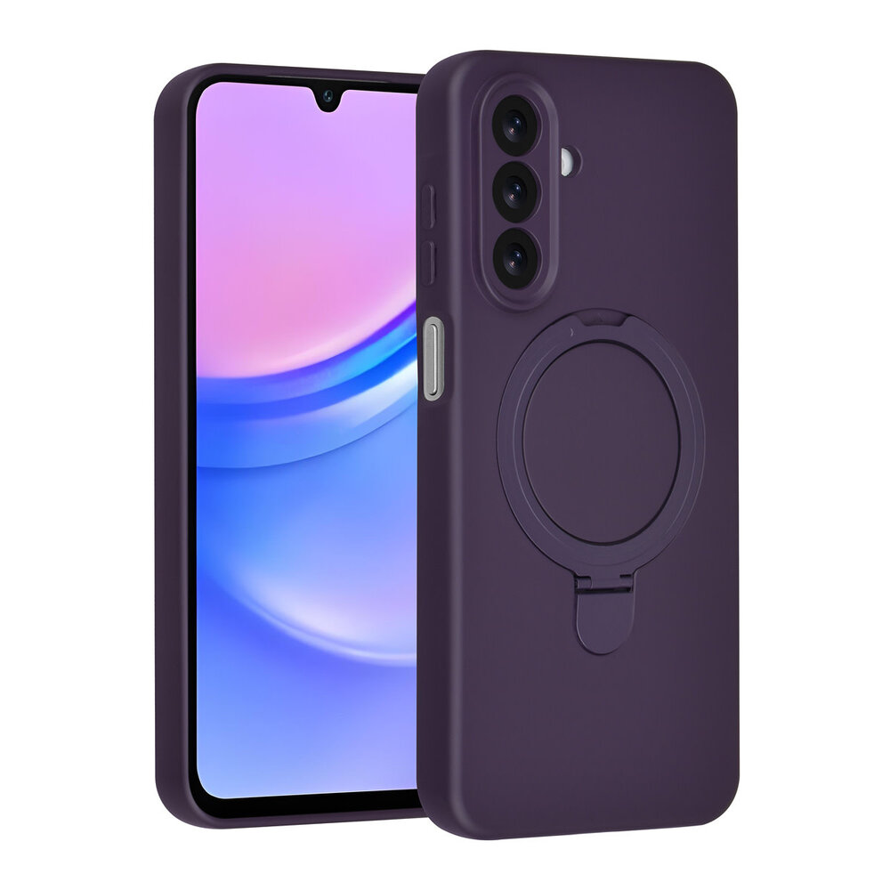 TUNIQ TUNIQ Galaxy A17 Back cover coque - Magsafe With Ring Stand - Hanger - Grape Purple TUNIQ TUNIQ Galaxy A17 Back cover coque - Magsafe With Ring Stand - Hanger - Grape Purple