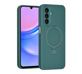 TUNIQ TUNIQ Galaxy A17 Back cover coque - Magsafe With Ring Stand - Hanger - Vert foncé TUNIQ TUNIQ Galaxy A17 Back cover coque - Magsafe With Ring Stand - Hanger - Vert foncé