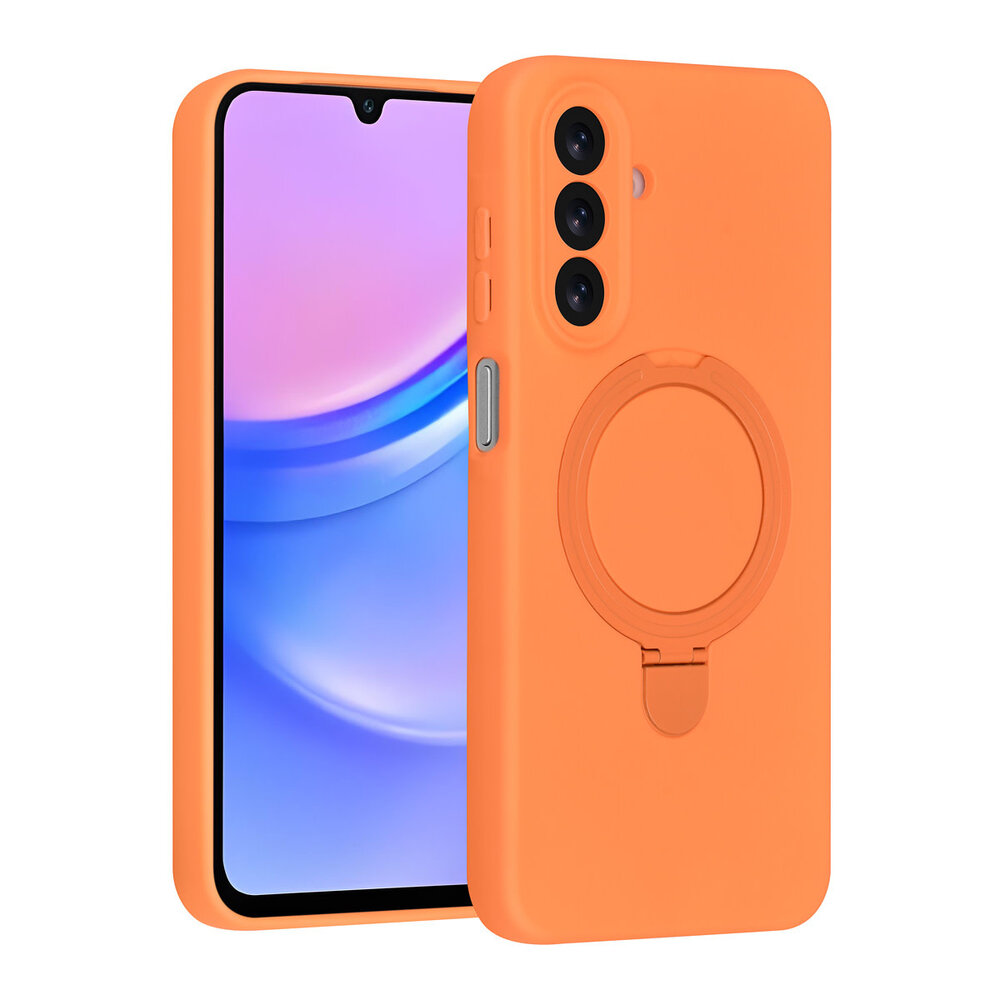 TUNIQ TUNIQ Galaxy A17 Back cover coque - Magsafe With Ring Stand - Hanger - Tangerine Orange TUNIQ TUNIQ Galaxy A17 Back cover coque - Magsafe With Ring Stand - Hanger - Tangerine Orange