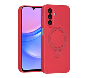TUNIQ TUNIQ Galaxy A17 Back cover coque - Magsafe With Ring Stand - Hanger - Cherry Red TUNIQ TUNIQ Galaxy A17 Back cover coque - Magsafe With Ring Stand - Hanger - Cherry Red