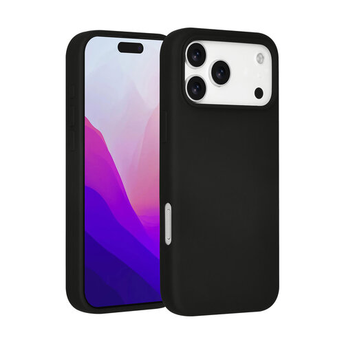 TUNIQ TUNIQ iPhone 17 Pro Max/iPhone 18 Pro Max Handyhülle Premium-Flüssigsilikon - Schwarz