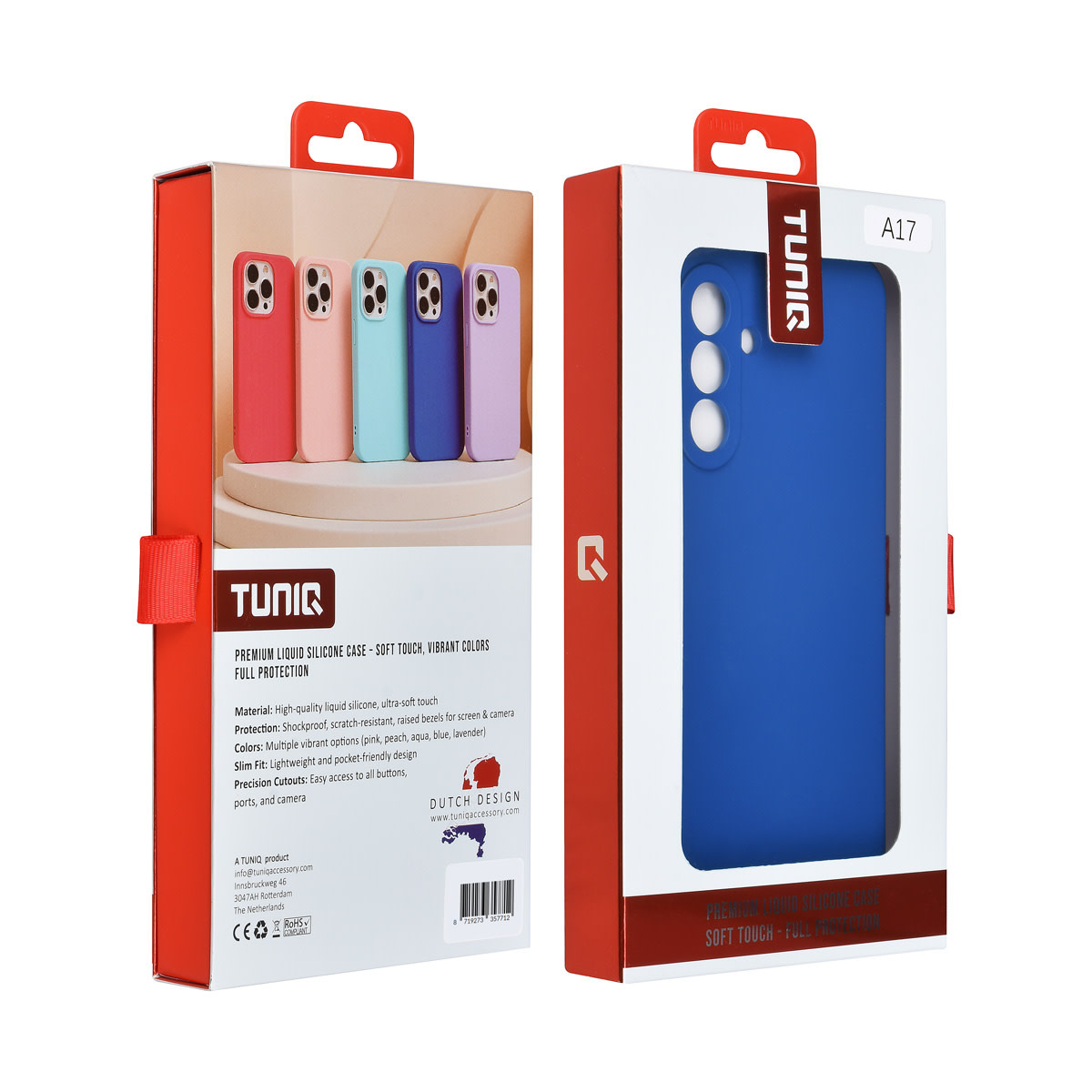TUNIQ TUNIQ Galaxy A17 Backcover hoesje - Diepblauw, foto 6 van 6
