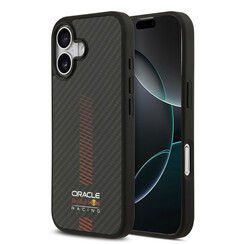 Red Bull Racing iPhone 17 Back cover case - Magsafe - Kevlar - Powerbar - Black
