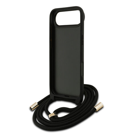 Guess Guess iPhone 17 Air Back-Cover hul - Crossbody 4G Big Logo - Cord Strap - Braun Guess Guess iPhone 17 Air Back-Cover hul - Crossbody 4G Big Logo - Cord Strap - Braun