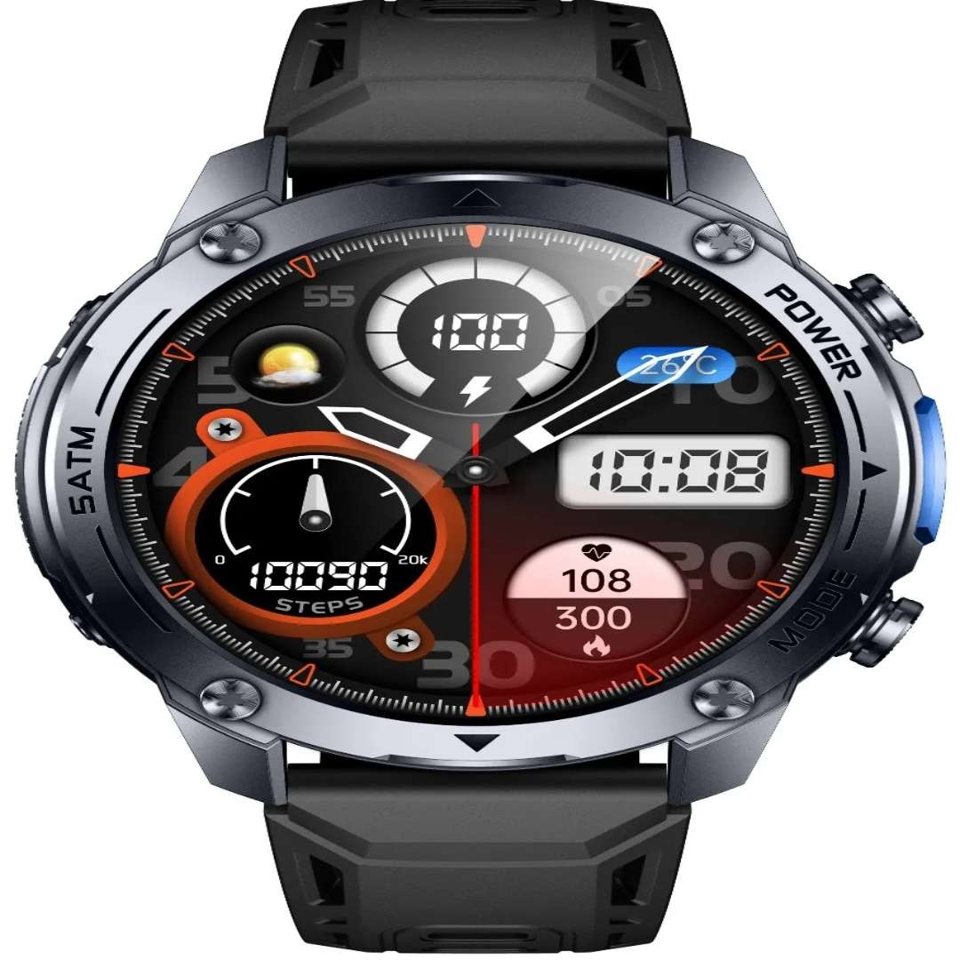 Green Lion Green Lion Vision GPS Smart Watch - Zwart