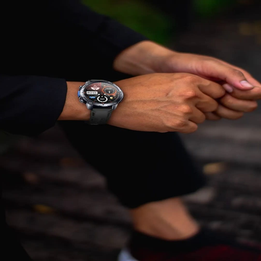 Green Lion Green Lion Vision GPS Smart Watch - Zwart, foto 3 van 4
