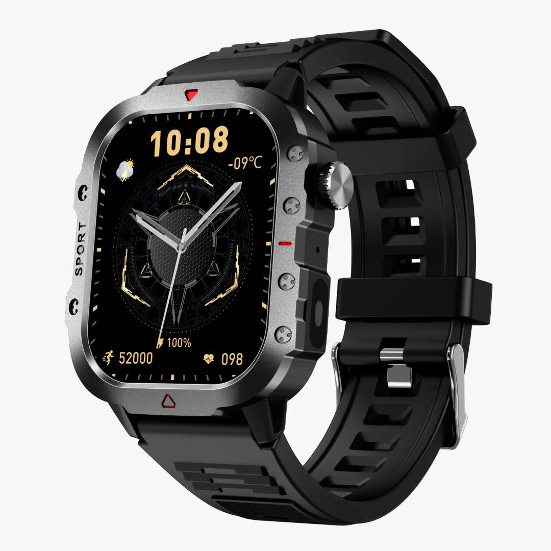 Green Lion Green Lion Gravix Smart Watch - Zwart, foto 2 van 6