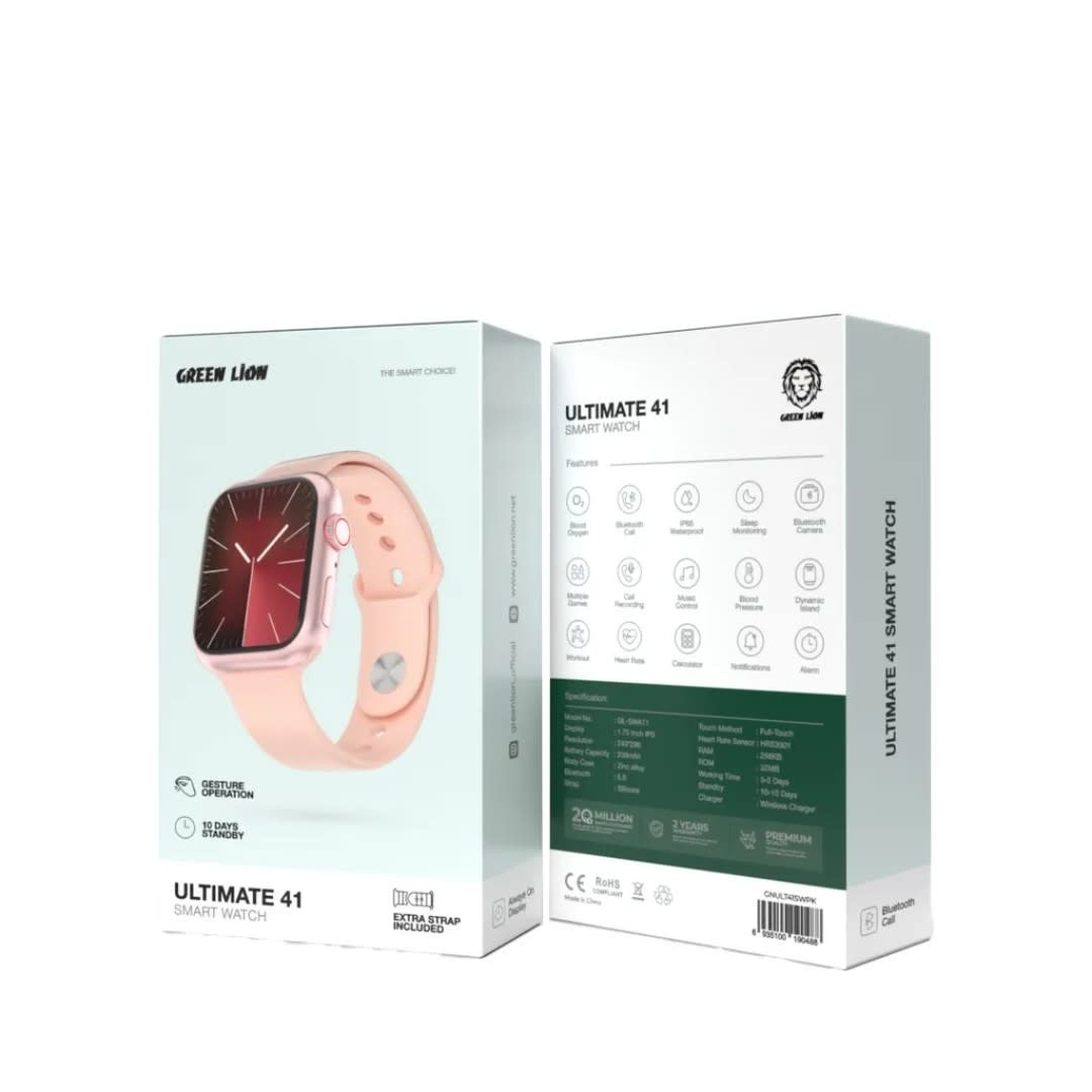 Green Lion Green Lion Ultimate 41 Smart Watch - Roze, foto 2 van 2