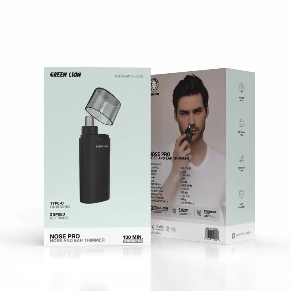 Green Lion Green Lion Nose Pro Nose and Ear Trimmer - Black Green Lion Green Lion Nose Pro Nose and Ear Trimmer - Black