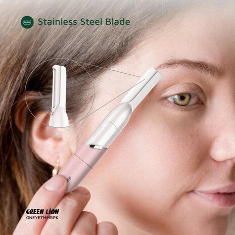 Green Lion Green Lion Eyebrow Hair Trimmer - Rose Green Lion Green Lion Eyebrow Hair Trimmer - Rose