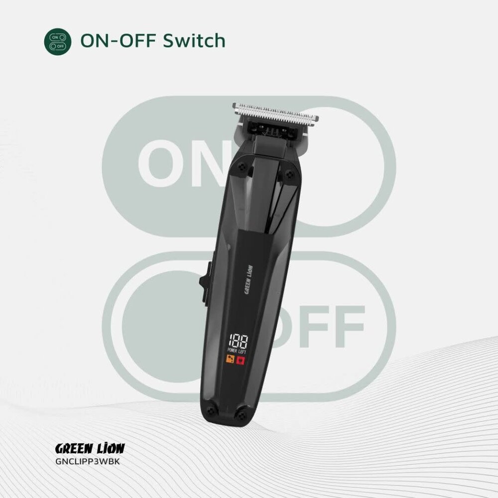 Green Lion Green Lion Clip Master Professional Hair Clipper - Black Green Lion Green Lion Clip Master Professional Hair Clipper - Black