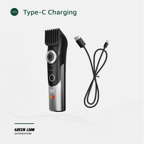 Green Lion Green Lion Trim Gen - Body Hair Trimmer - Noir Green Lion Green Lion Trim Gen - Body Hair Trimmer - Noir