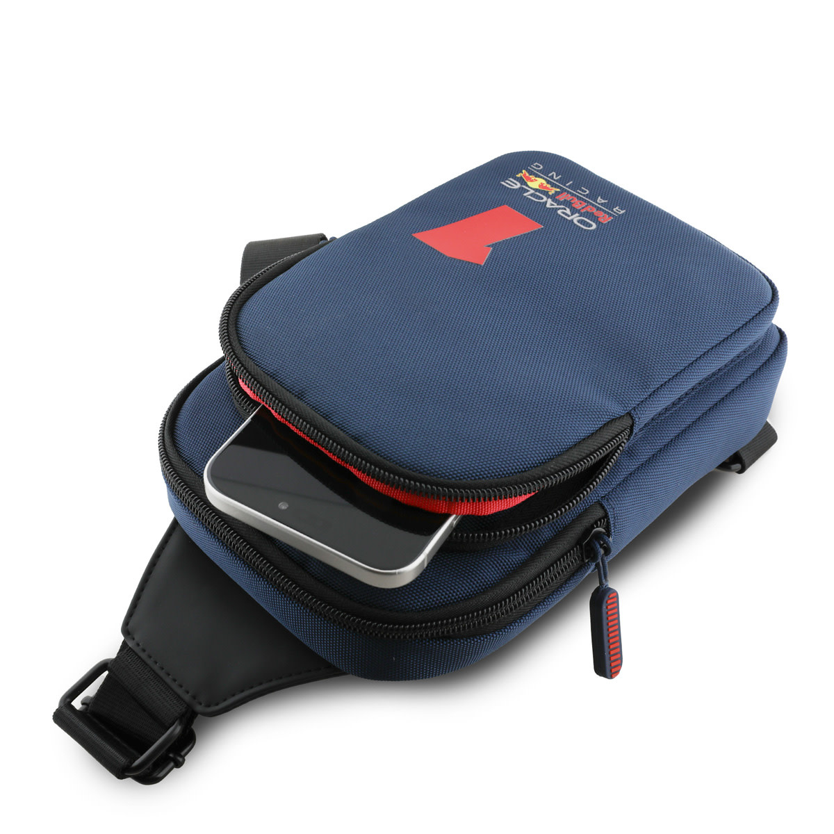 Red Bull Racing Red Bull Racing Nylon Crossbody Bag - Number 1 - Navy, foto 3 van 4