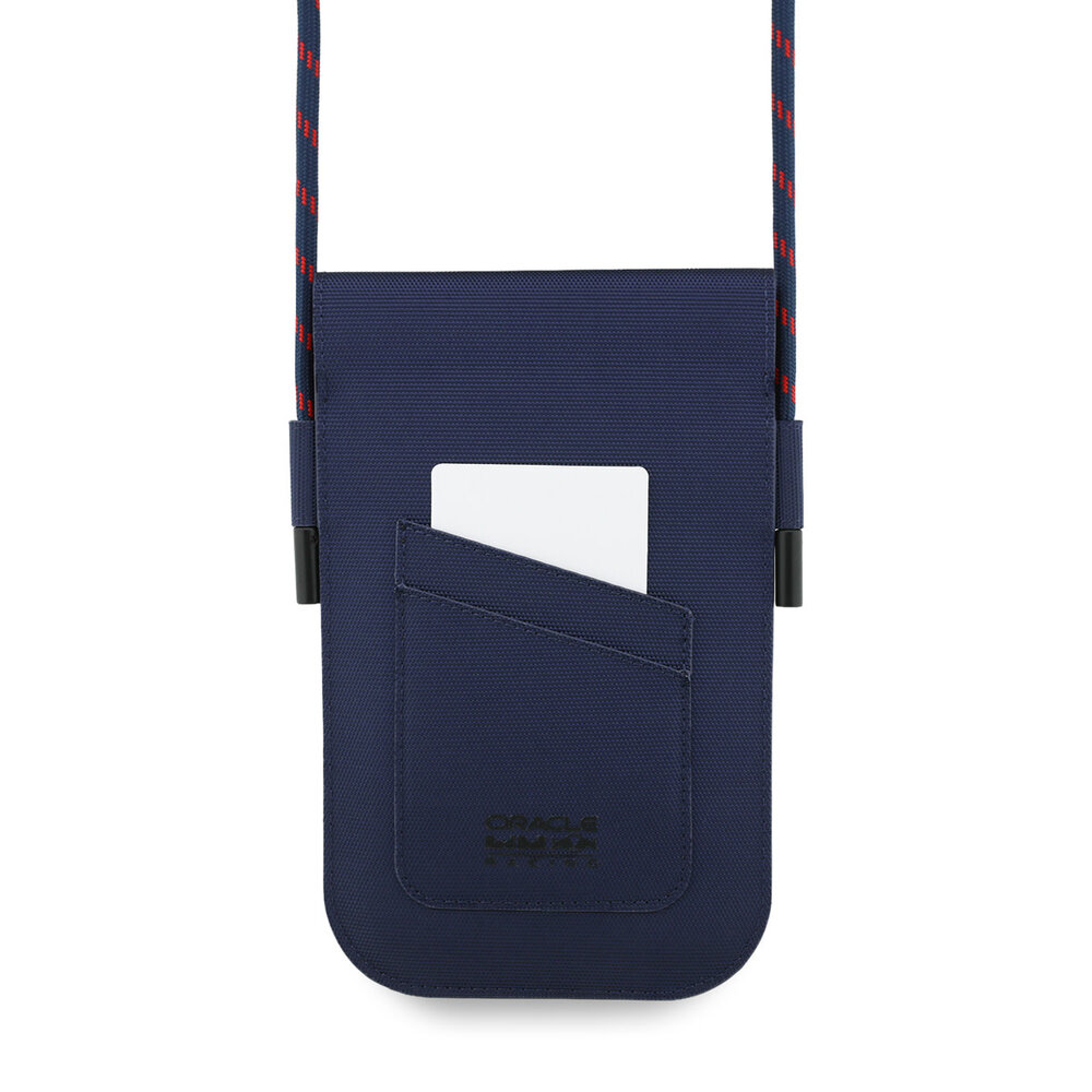 Red Bull Racing Red Bull Racing Meshed PU Sac de téléphone - Oversized Logo - Navy Red Bull Racing Red Bull Racing Meshed PU Sac de téléphone - Oversized Logo - Navy
