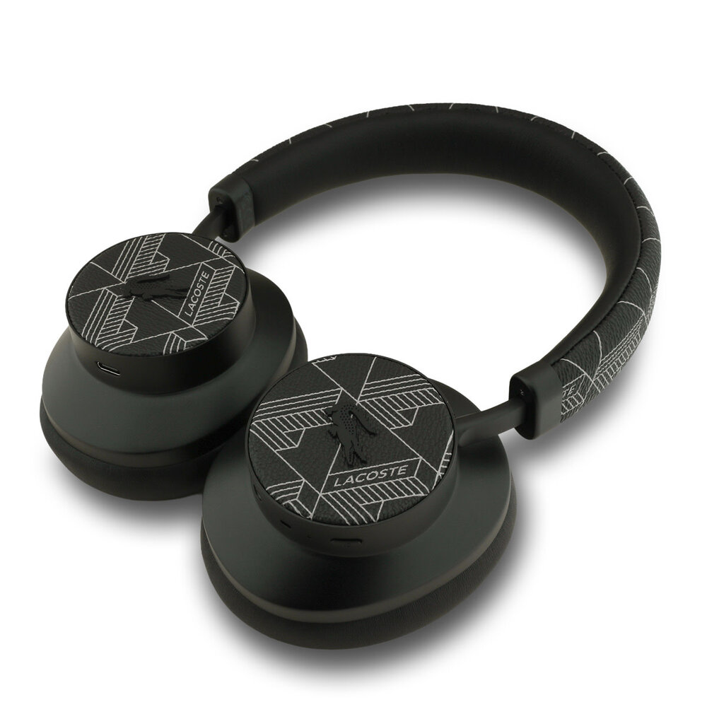 Lacoste Lacoste Bluetooth Headphones - Hybrid ANC - The Blend - Noir Lacoste Lacoste Bluetooth Headphones - Hybrid ANC - The Blend - Noir
