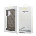 Guess Guess iPhone 17 Backcover hoesje - 4G Bottom Stripe - Bruin