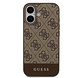 Guess Guess iPhone 17 Back cover case - 4G Bottom Stripe - Brown Guess Guess iPhone 17 Back cover case - 4G Bottom Stripe - Brown