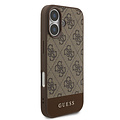 Guess Guess iPhone 17 Backcover hoesje - 4G Bottom Stripe - Bruin