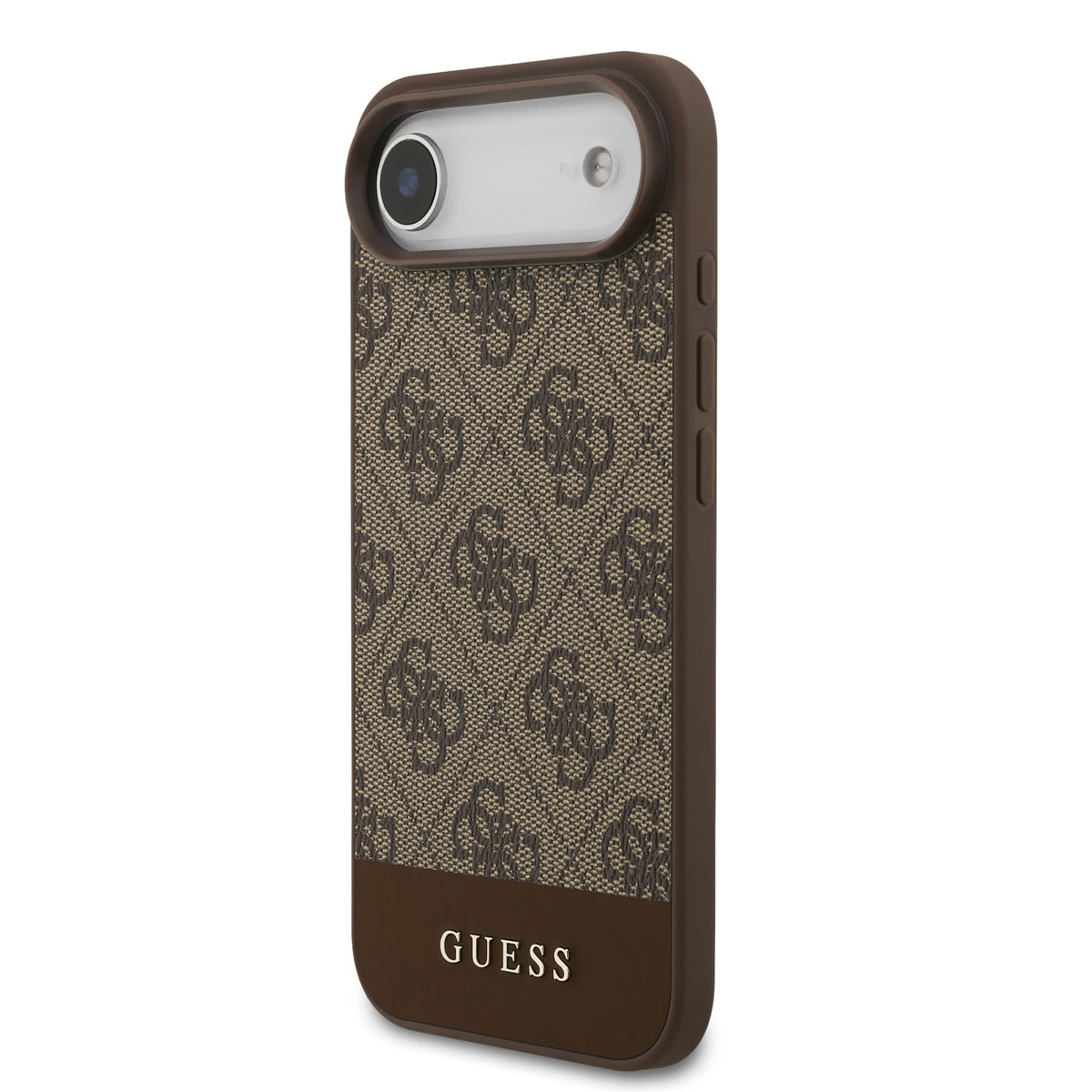 Guess Guess iPhone 17 Air Backcover hoesje - 4G Bottom Stripe - Bruin, foto 2 van 6
