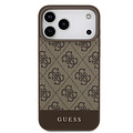 Guess Guess iPhone 17 Pro Max/iPhone 18 Pro Max Handyhülle 4G-Streifen am unteren Rand - Braun