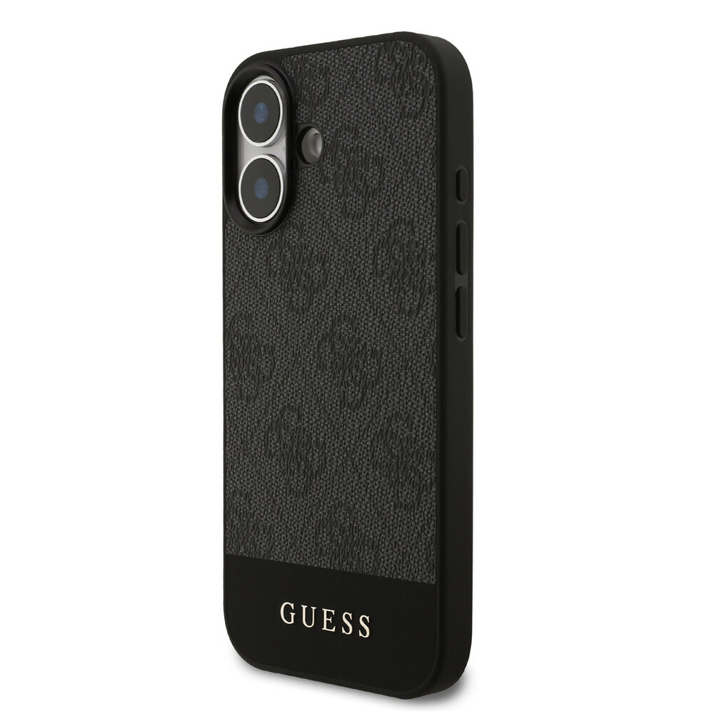 Guess Guess iPhone 17 Back cover case - 4G Bottom Stripe - Grey Guess Guess iPhone 17 Back cover case - 4G Bottom Stripe - Grey