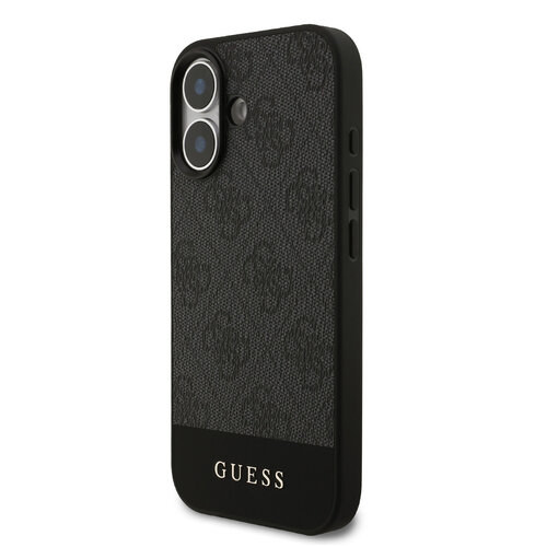 Guess Guess iPhone 17 Back cover case - 4G Bottom Stripe - Grey